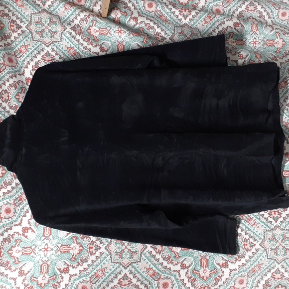 Essential Elements Black Partial Zip Light Jacket, Size L - Picture 7 of 8